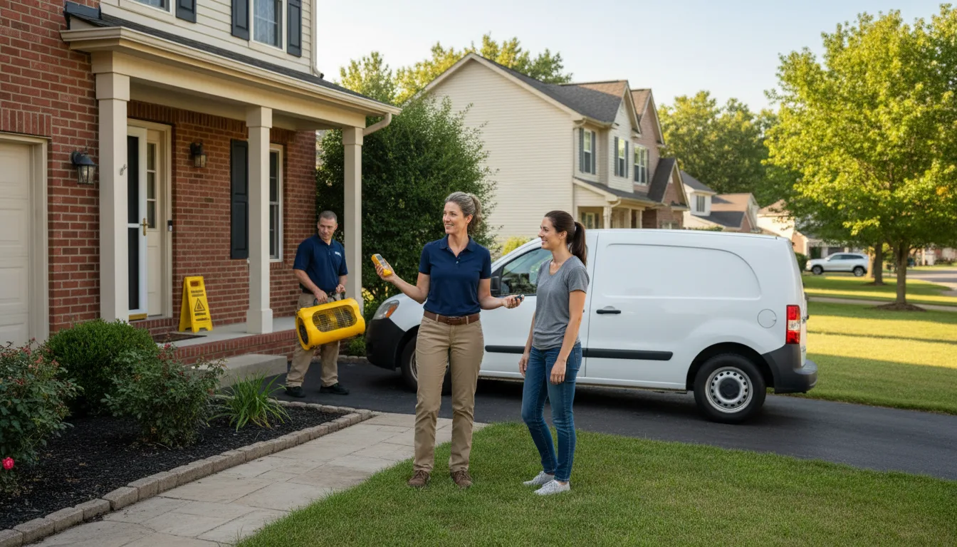 Water restoration image for Fire And Smoke Damage Restoration in Clarksburg, MD